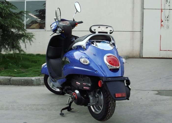 สกู๊ตเตอร์กระเป๋าจักรยาน 50cc / 125cc พร้อมสองที่นั่ง, สกู๊ตเตอร์ 2 ล้อสำหรับผู้ใหญ่