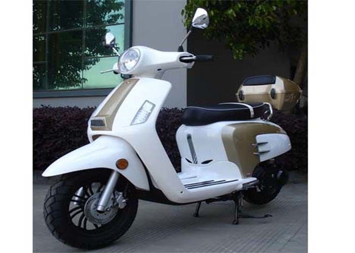 สกู๊ตเตอร์ผู้ใหญ่ไฟหน้า 150cc รอบกับกระจกมองหลังสองเกียร์อัตโนมัติ