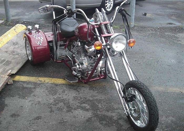 V Twin Cylinder 250cc Chopper รถจักรยานยนต์ Chopper Trikes รถจักรยานยนต์พร้อมไฟหน้าขนาดใหญ่