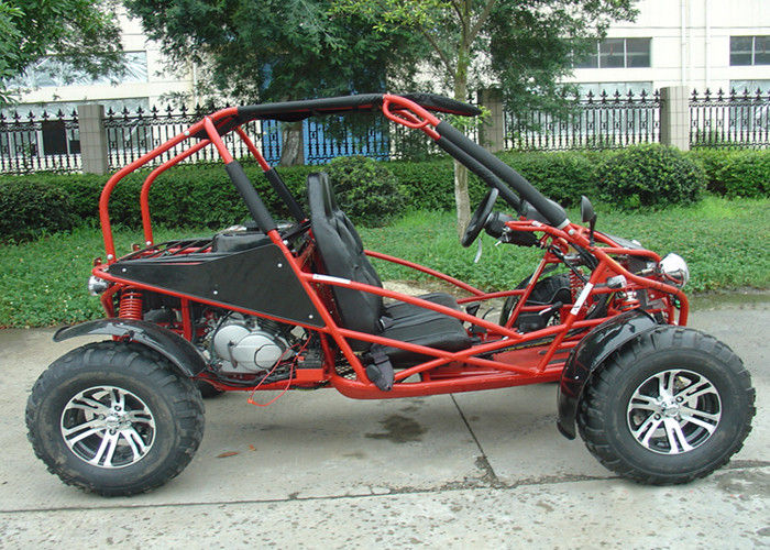 ระบบขับเคลื่อน 2 ล้อ 400cc Go Kart Buggy เครื่องยนต์พลังสูงสองที่นั่งพร้อม Five Gears