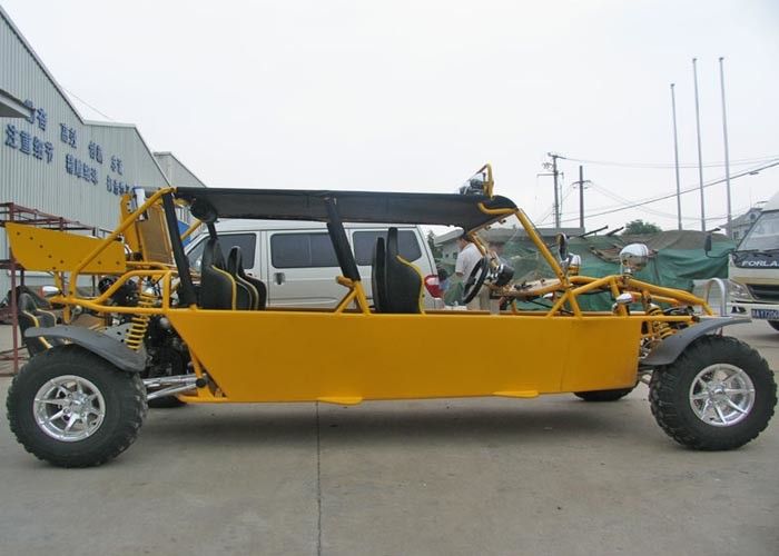 พลังงานสูง Buggy Go Kart 1100cc, สี่ที่นั่ง Go Kart พร้อมฝาครอบไฟหน้า