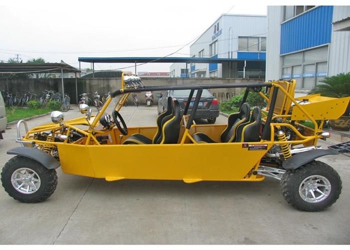 พลังงานสูง Buggy Go Kart 1100cc, สี่ที่นั่ง Go Kart พร้อมฝาครอบไฟหน้า