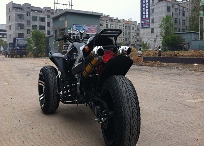 4 Gears คู่มือคลัทช์ Tri Wheel รถจักรยานยนต์ 3 ล้อมอเตอร์สกูตเตอร์ด้วยย้อนกลับ