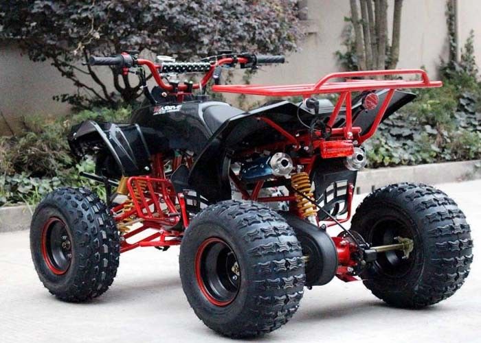 กระบอกเดียว 125cc Atv Quad Bike สี่ Wheelers 4 X 4 พร้อมไฟท้าย / สว่างหลัง
