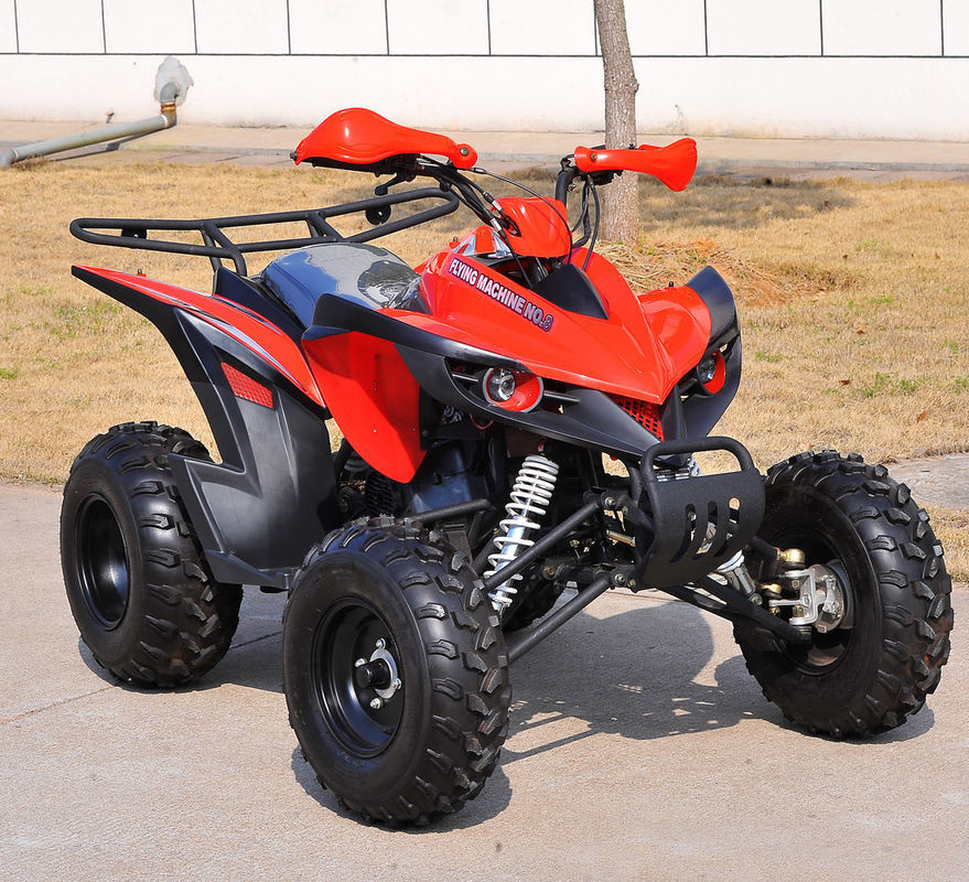 One Seat Youth Racing ATV 200CC สีแดง 4 X 4 เคียงข้างกัน Atv รถอเนกประสงค์