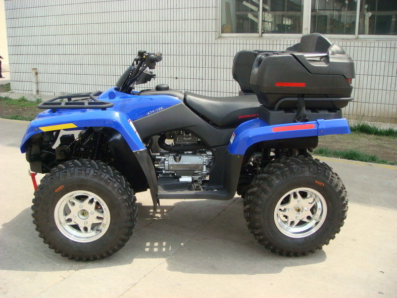 400cc ATV Quad Bike 4 * 4F / R อิสระเหล็กช่วงล่าง / ขอบอลูมิเนียมไฟฟ้ากะ