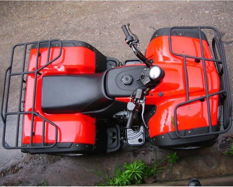 รถมอเตอร์ไซด์สี่ล้อขนาด 250cc ATV 4 ล้อพร้อมไดรฟ์เพลาขนาดใหญ่