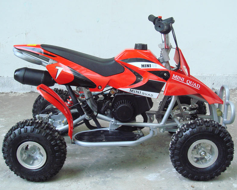 รถจักรยานยนต์ Off Road 2 - Stroke, 50cc Quad Bike คลัชขับเคลื่อนล้อหลังอัตโนมัติ