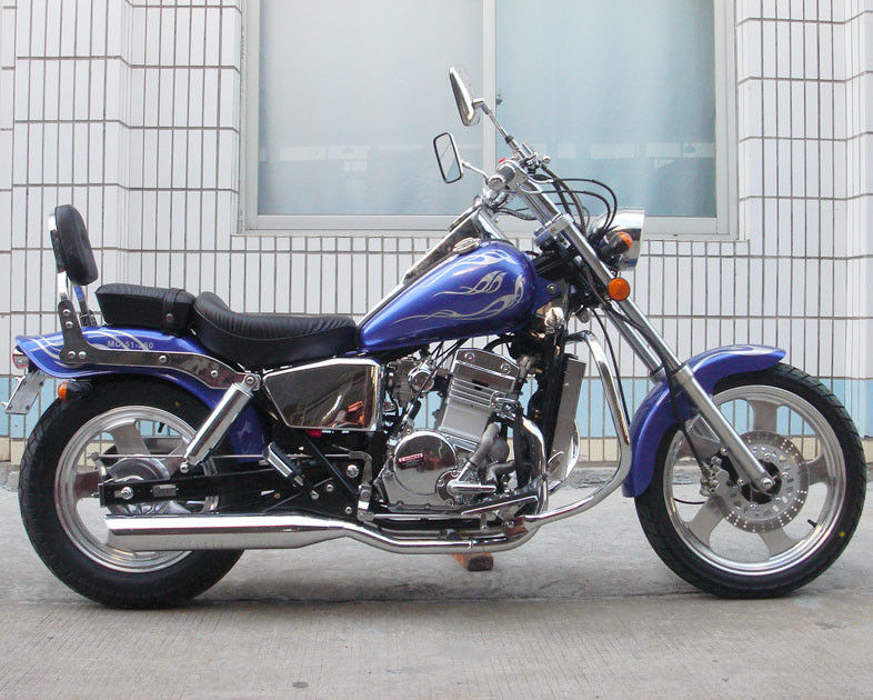 น้ำระบายความร้อนด้วย 250cc สูงขับเคลื่อนรถจักรยานยนต์เร็วไฟฟ้ารถจักรยานยนต์เบรคหลังกลอง