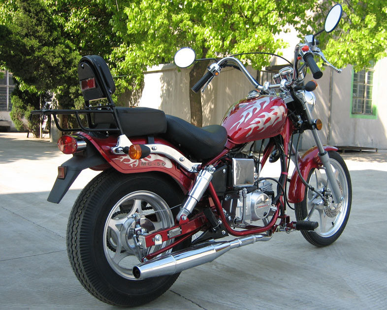 รถจักรยานยนต์ 50cc สูงขับเคลื่อนด้วย 2 ที่นั่ง Air Cooled International Gear 4 Speed