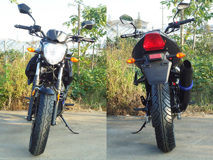 รถจักรยานยนต์ที่ระบายความร้อนด้วยอากาศสูง 250cc แบบสูบเดียวพร้อมไฟสัญญาณ