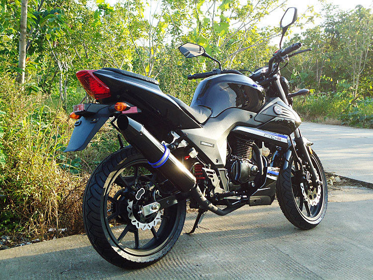 รถจักรยานยนต์ที่ระบายความร้อนด้วยอากาศสูง 250cc แบบสูบเดียวพร้อมไฟสัญญาณ