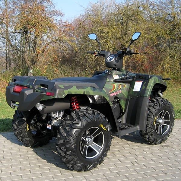 ระบายความร้อนด้วยน้ำมัน 400cc Atv สี่ล้อคู่ / เดี่ยว - แขนพร้อมอลูมิเนียมกะไฟฟ้า