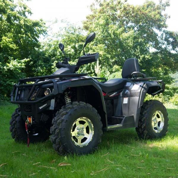 รถ ATV สี่ล้อเดี่ยว 400cc 4 ล้อล่ามพร้อมระบบกันสะเทือนอิสระ 4 * 4 F / R