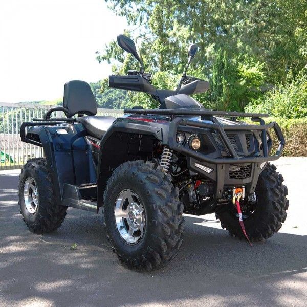 รถ ATV สี่ล้อเดี่ยว 400cc 4 ล้อล่ามพร้อมระบบกันสะเทือนอิสระ 4 * 4 F / R