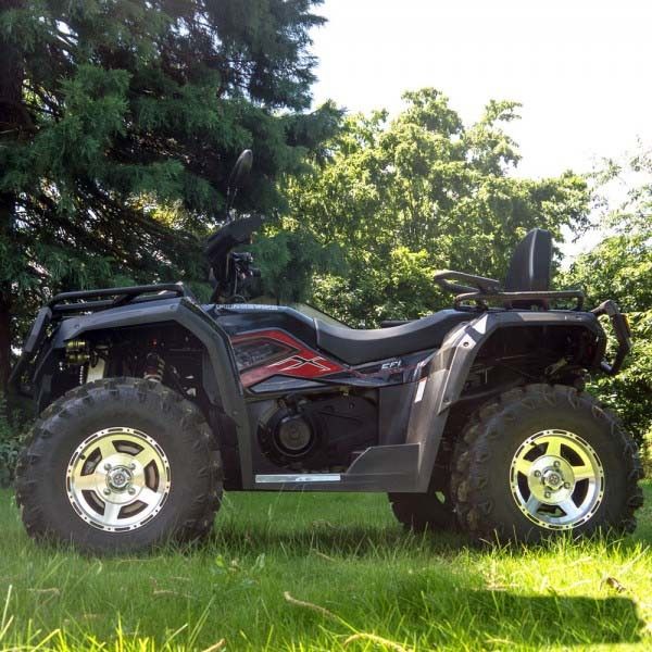 รถ ATV สี่ล้อเดี่ยว 400cc 4 ล้อล่ามพร้อมระบบกันสะเทือนอิสระ 4 * 4 F / R