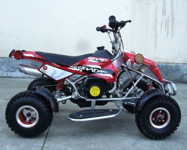 2- จังหวะ 50cc Atv Quad Bike พร้อมหน้า / หลังดิสก์หน้า / หลังโช๊คอัพ