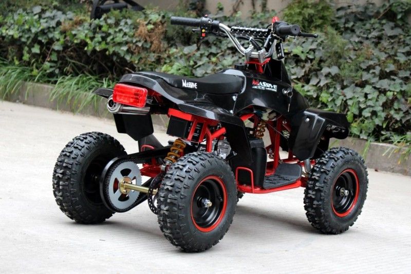 800w 48v เด็กจักรยานไฟฟ้า Quad, ไฟฟ้าสี่ล้อสำหรับผู้ใหญ่เพลาส่งไดรฟ์