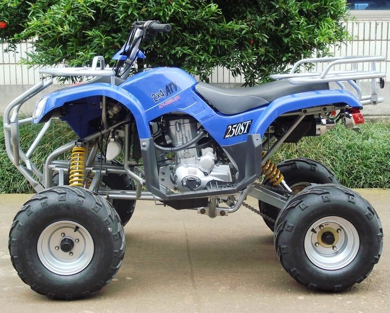 Front Double A - Arm ยานพาหนะอเนกประสงค์ ATV 250cc พร้อมคลัทช์ 8 นิ้ว Manual 4-Speed ​​+ Reverse