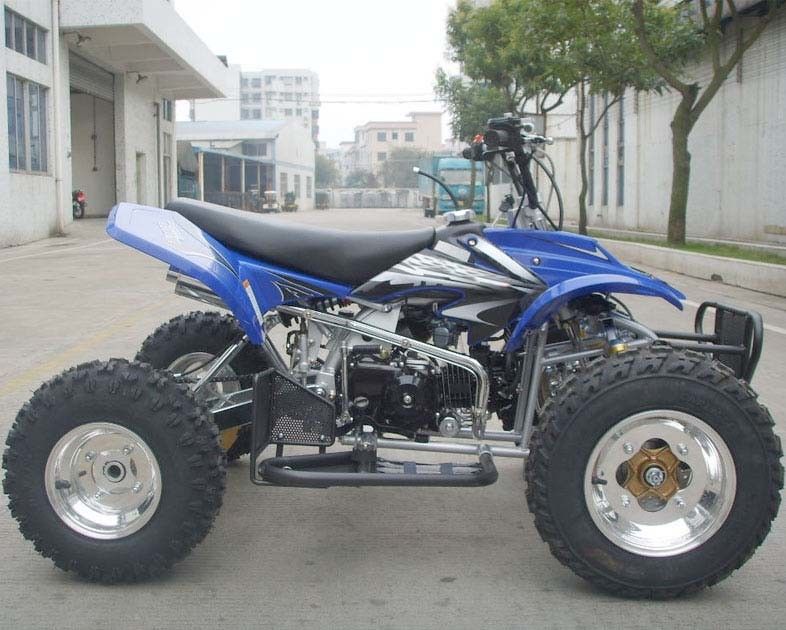 ขนาดเต็ม 125cc Racing Quad 6.5kw, Four Wheelers 4 X 4 Manual Clutch Oil Cooled