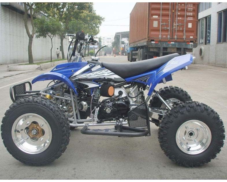ขนาดเต็ม 125cc Racing Quad 6.5kw, Four Wheelers 4 X 4 Manual Clutch Oil Cooled
