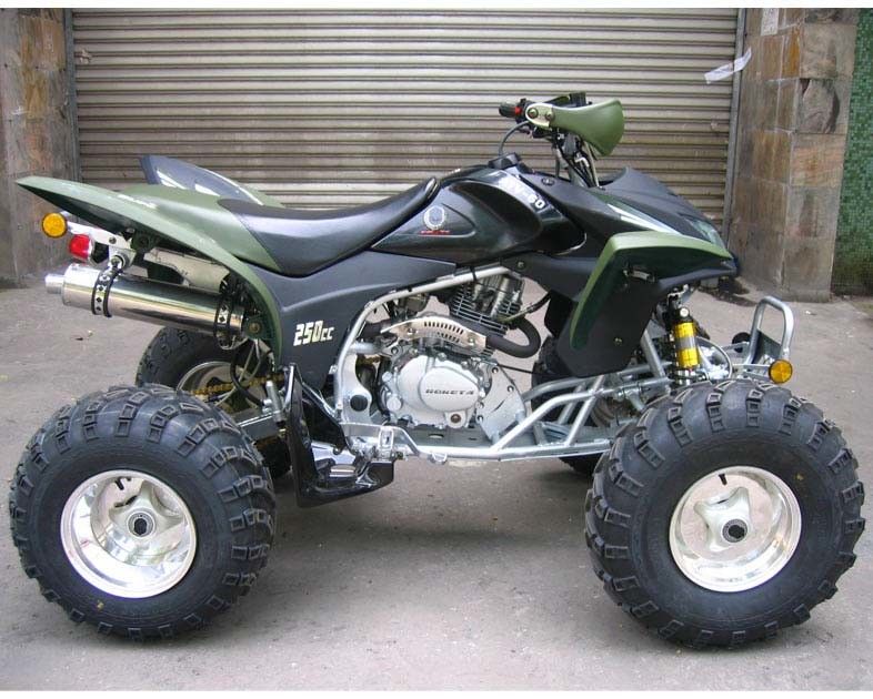 การแข่งขันเยาวชนขนาดใหญ่พิเศษ Atv Atv 250cc Atv Quad Bike CDI Electric Start Manual Clutch
