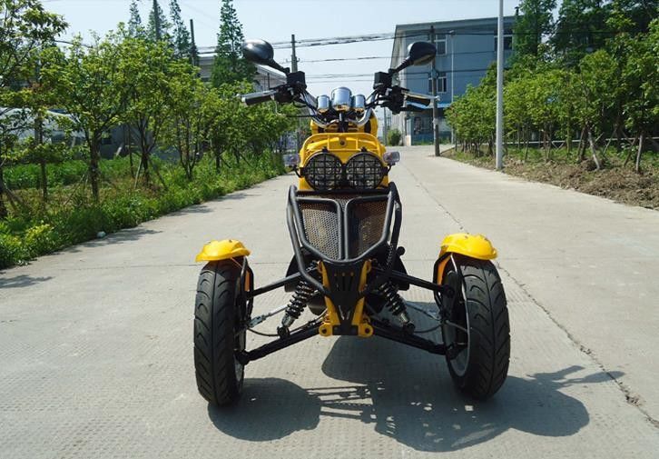 ประเภท Tri Tri รถจักรยานยนต์ 50cc 3 ล้อ Trike Scooter 4 Stroke