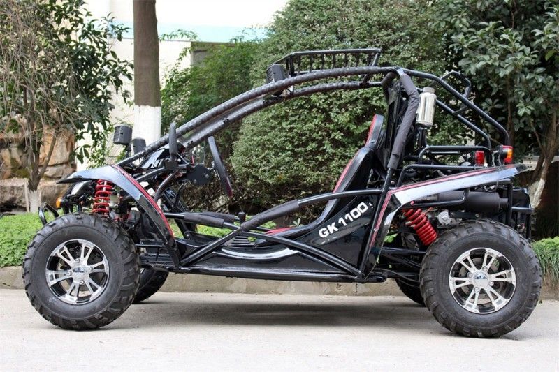 Kart Buggy 1100CC สวิงอาร์มคู่พร้อมระบบระบายความร้อนด้วยของเหลว 4 กระบอกระบบกันสะเทือนอิสระ