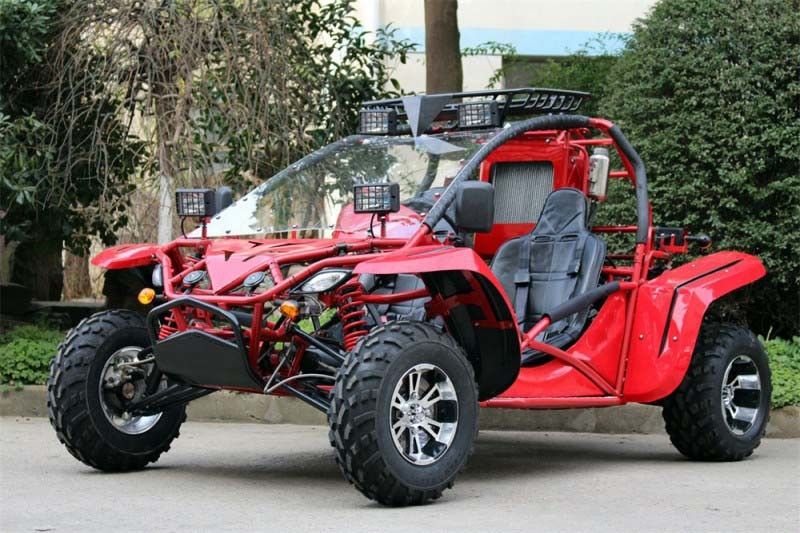 1100CC 4 สูบ 4 Stroke Forest Road ผู้ใหญ่ Go Kart พร้อมระบบกันสะเทือนอิสระ