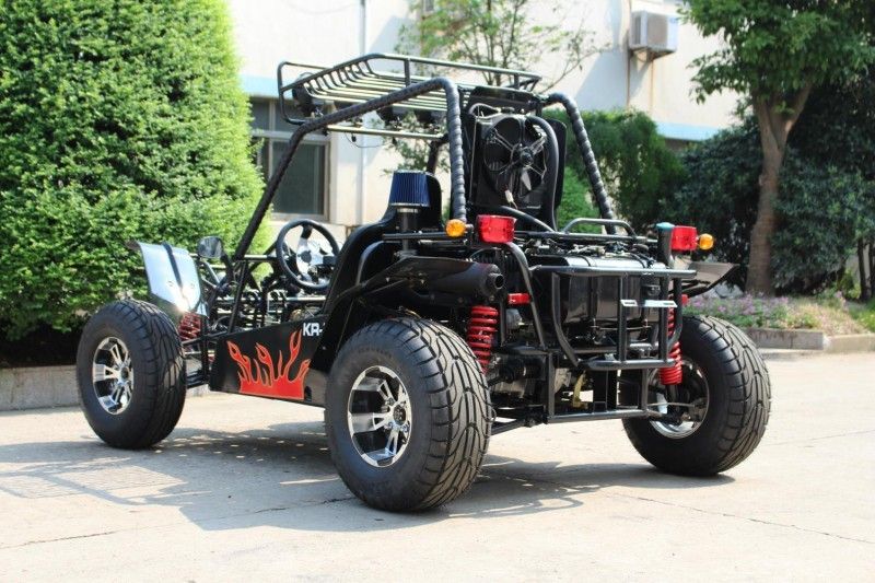 ขนาดใหญ่พิเศษกระบอกเดียวน้ำระบายความร้อนด้วย Go Kart Buggy 650cc 23 L ถังน้ำมัน