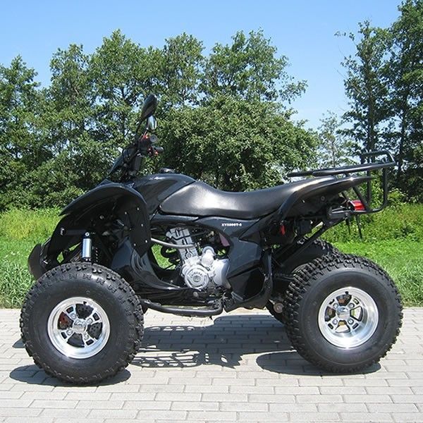 รถ Atv สี่ล้อขนาดใหญ่พิเศษ 250cc พร้อมระบบสตาร์ทไฟฟ้าสีดำ