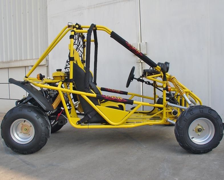 ขนาดใหญ่ 150CC Go Kart Buggy คลัตช์อัตโนมัติดิสก์เบรกหน้า / หลังด้วย CVT
