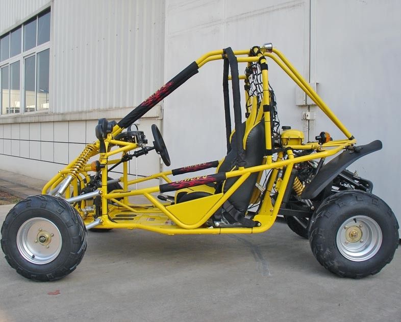 ขนาดใหญ่ 150CC Go Kart Buggy คลัตช์อัตโนมัติดิสก์เบรกหน้า / หลังด้วย CVT