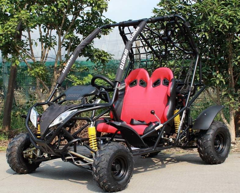 กระบอกเดียวแนวนอนประเภทผู้ใหญ่ Go kart อากาศเย็นด้วยอลูมิเนียมอัลลอยด์