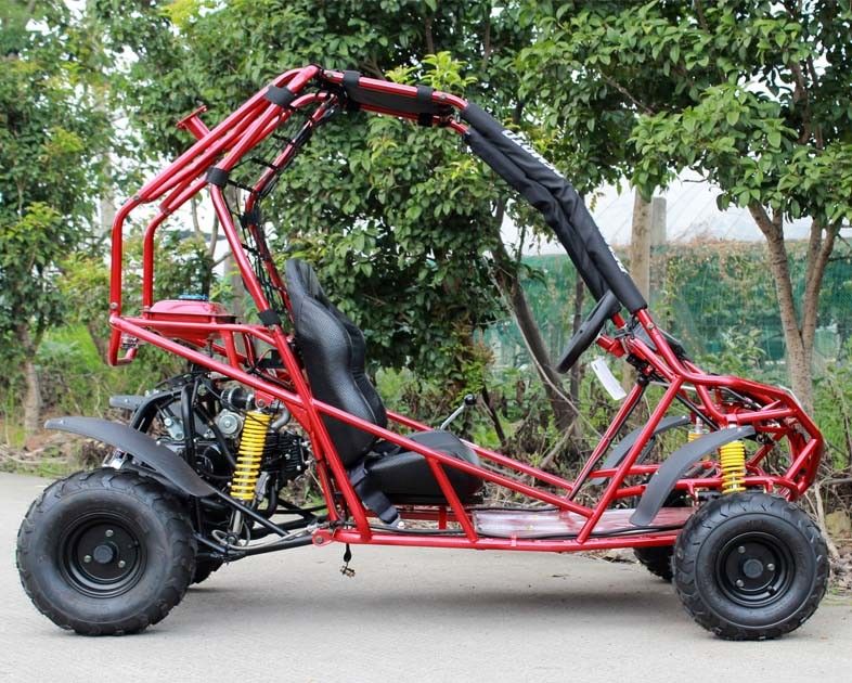 กระบอกเดียวแนวนอนประเภทผู้ใหญ่ Go kart อากาศเย็นด้วยอลูมิเนียมอัลลอยด์