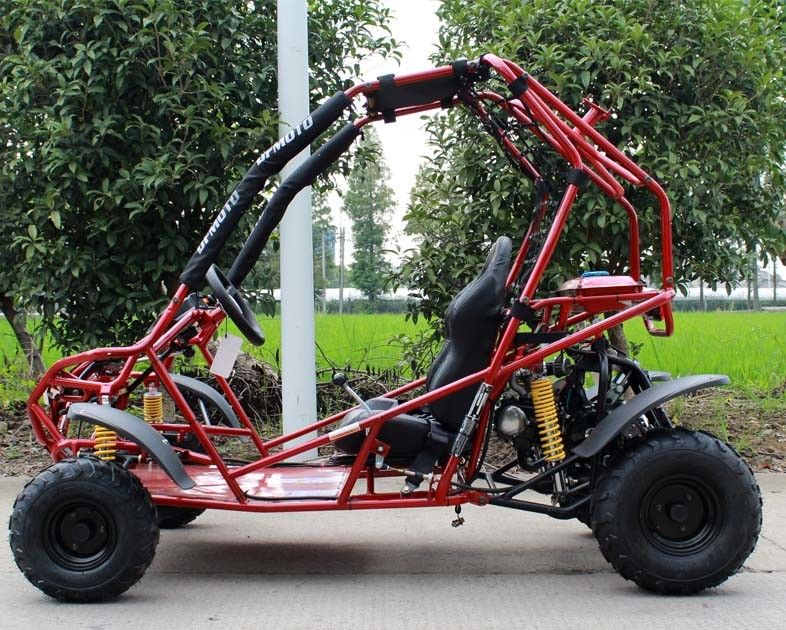 กระบอกเดียวแนวนอนประเภทผู้ใหญ่ Go kart อากาศเย็นด้วยอลูมิเนียมอัลลอยด์