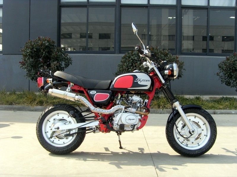 มอเตอร์ไซค์มินิจักรยาน 50cc ขนาดเล็กที่มีมือจับกว้าง / มาตรวัดความเร็ว