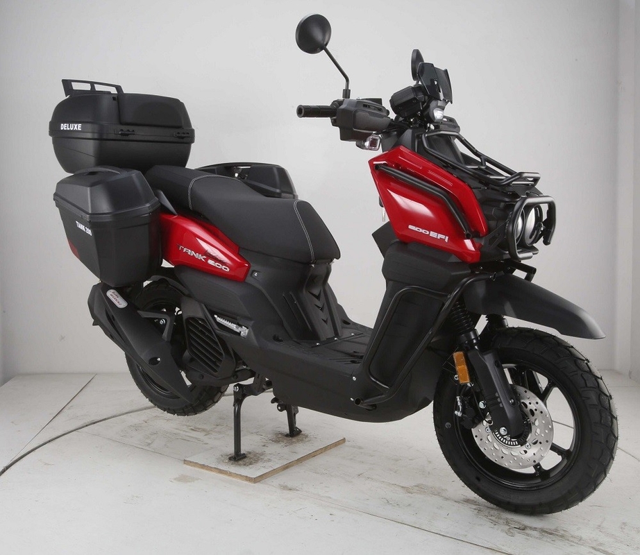 รถสกูเตอร์แบบทหารใหม่ 200 ถัง 200 Efi รุ่นดีลักซ์ มียางใหญ่และพกกระเป๋าข้าง