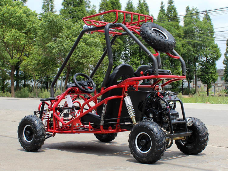 Kart Buggy ระบายความร้อนด้วยอากาศอัตโนมัติ 110cc ระบบ CDI Electirc เริ่มต้นด้วยดิสก์เบรกหลัง