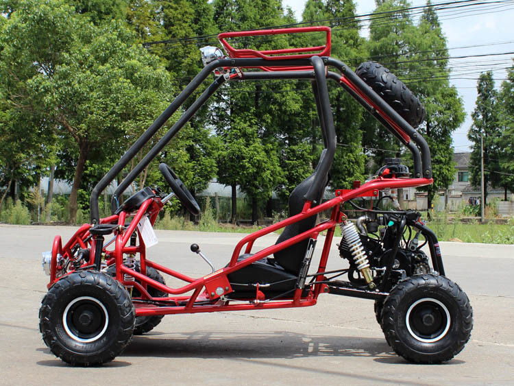 Kart Buggy ระบายความร้อนด้วยอากาศอัตโนมัติ 110cc ระบบ CDI Electirc เริ่มต้นด้วยดิสก์เบรกหลัง