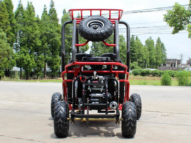 Kart Buggy ระบายความร้อนด้วยอากาศอัตโนมัติ 110cc ระบบ CDI Electirc เริ่มต้นด้วยดิสก์เบรกหลัง