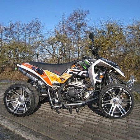 CDI250cc รถแข่งเยาวชนขนาดใหญ่พิเศษ ATV CDI ระบบสตาร์ทไฟฟ้าด้วยมือคลัช