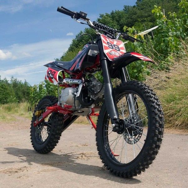จักรยานสกปรกรถจักรยานยนต์ไฟฟ้าขนาดกลาง 125cc / เริ่มต้นด้วยคลัชแบบแมนนวล