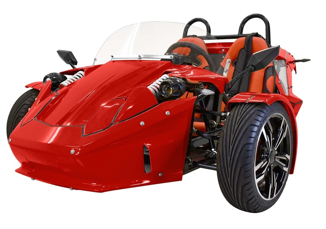 มอเตอร์ไซค์สามล้อ E-Spider 72V Trike พลังงาน 3000w มิดดริเวช มอเตอร์ด้วยแบตเตอรี่ลิตยูม
