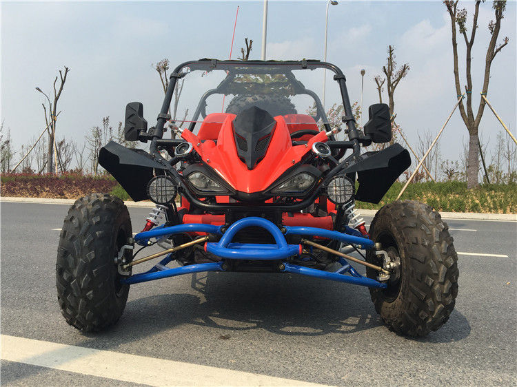 สูบเดี่ยวแนวนอน 2 ที่นั่ง Off Road Go Kart 11.1 HP พร้อมแบตเตอรี่ 12V 9AH