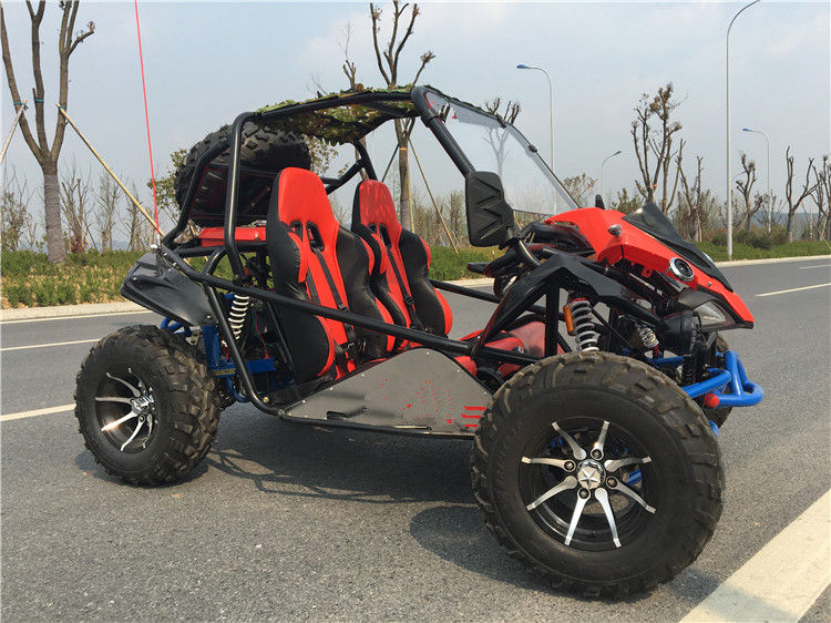 สูบเดี่ยวแนวนอน 2 ที่นั่ง Off Road Go Kart 11.1 HP พร้อมแบตเตอรี่ 12V 9AH