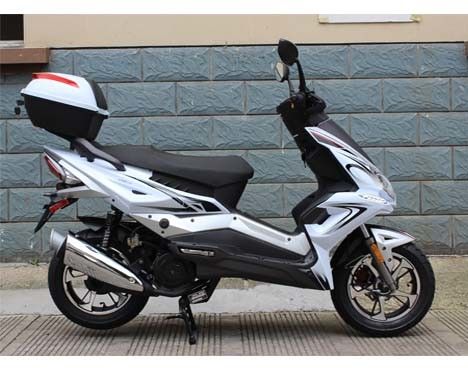 4.41hp / 7500 รอบต่อนาทีสกู๊ตเตอร์มอเตอร์สำหรับผู้ใหญ่ CVT 2 ล้อสกูตเตอร์พร้อมอลูมิเนียม 13 นิ้ว