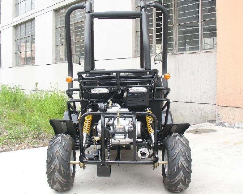 ขนาดเล็ก 3 ความเร็ว 110cc Go Kart Buggy Atv สองที่นั่ง Atv พร้อม CDI Electirc