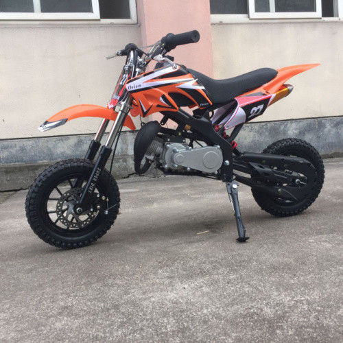 70CC 1P47FMD อากาศกระบอกเดียวระบายความร้อนด้วยจักรยานสกปรกรถจักรยานยนต์ที่มีด้านหน้า / หลังกลอง