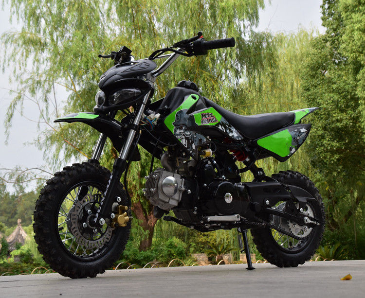 จักรยานสกปรก 125cc รถจักรยานยนต์ 4 ความเร็ว Dirt Bike พร้อม CDI Electric / Kick Start